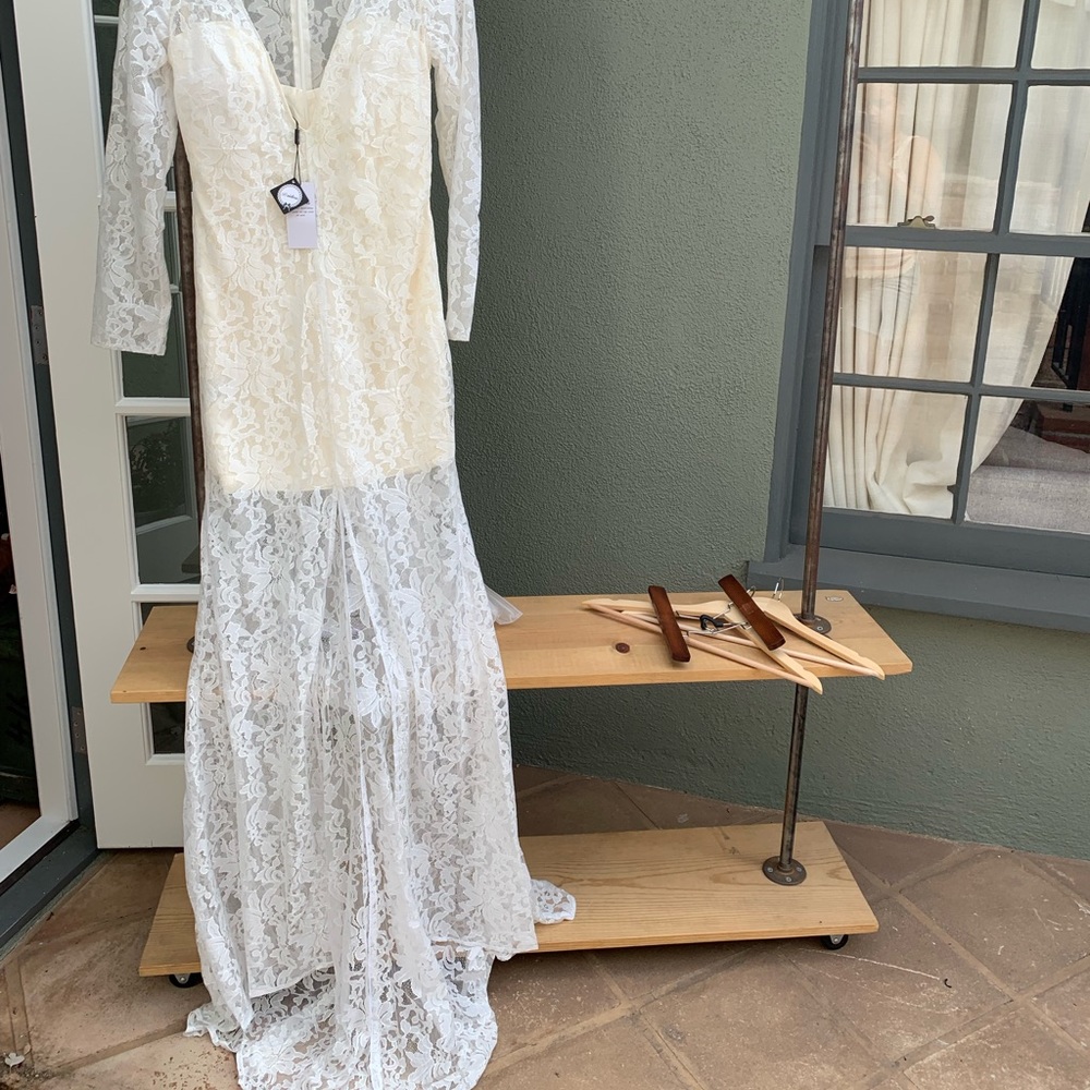 Brides wedding gown/bridal reception